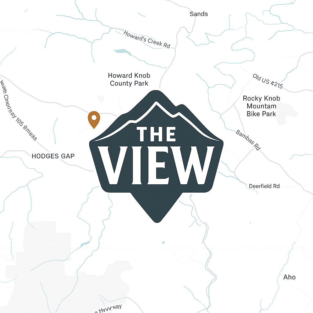 Map showing The View Apartments location in Boone, NC with nearby landmarks