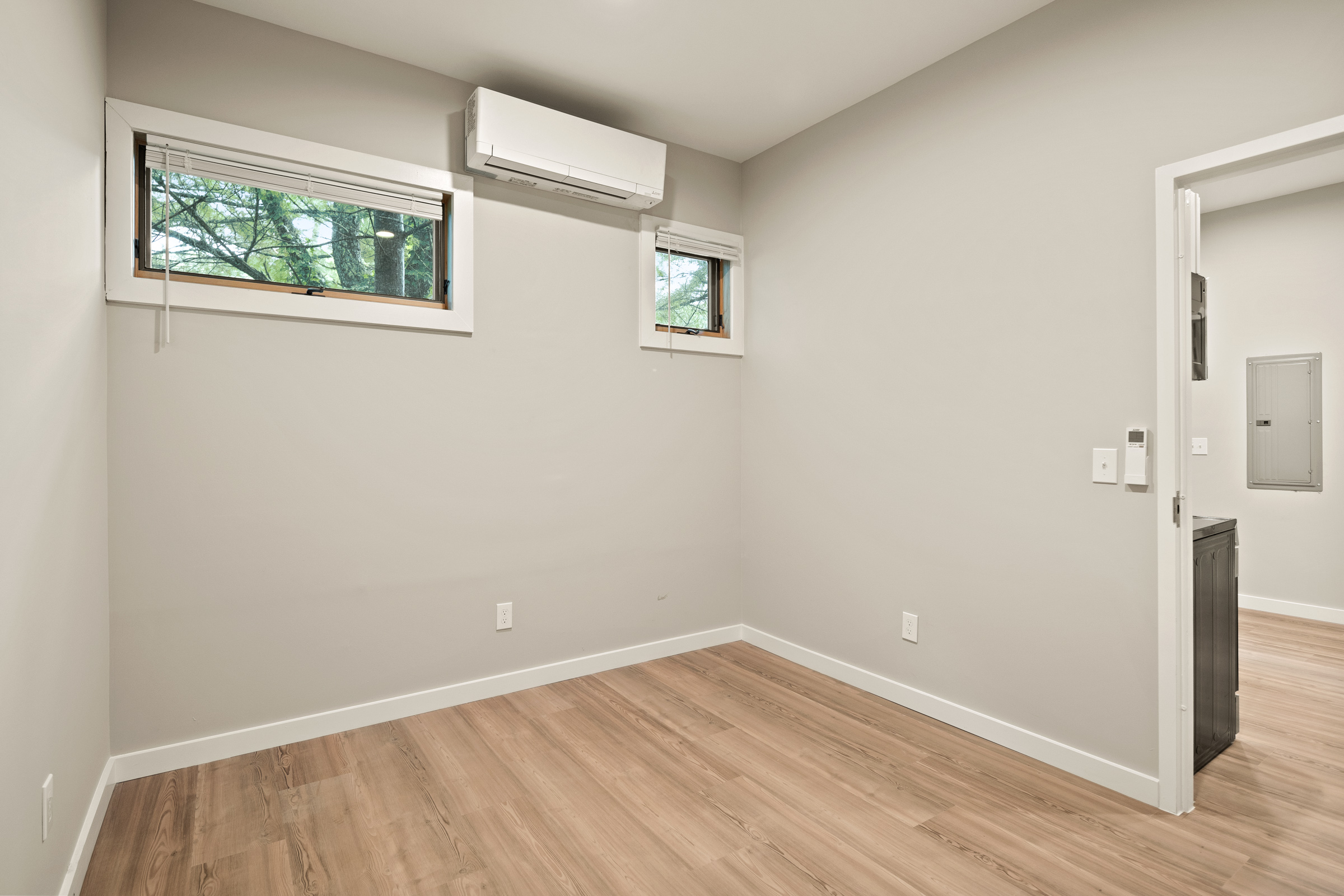 Unit 104 - Bedroom with HVAC