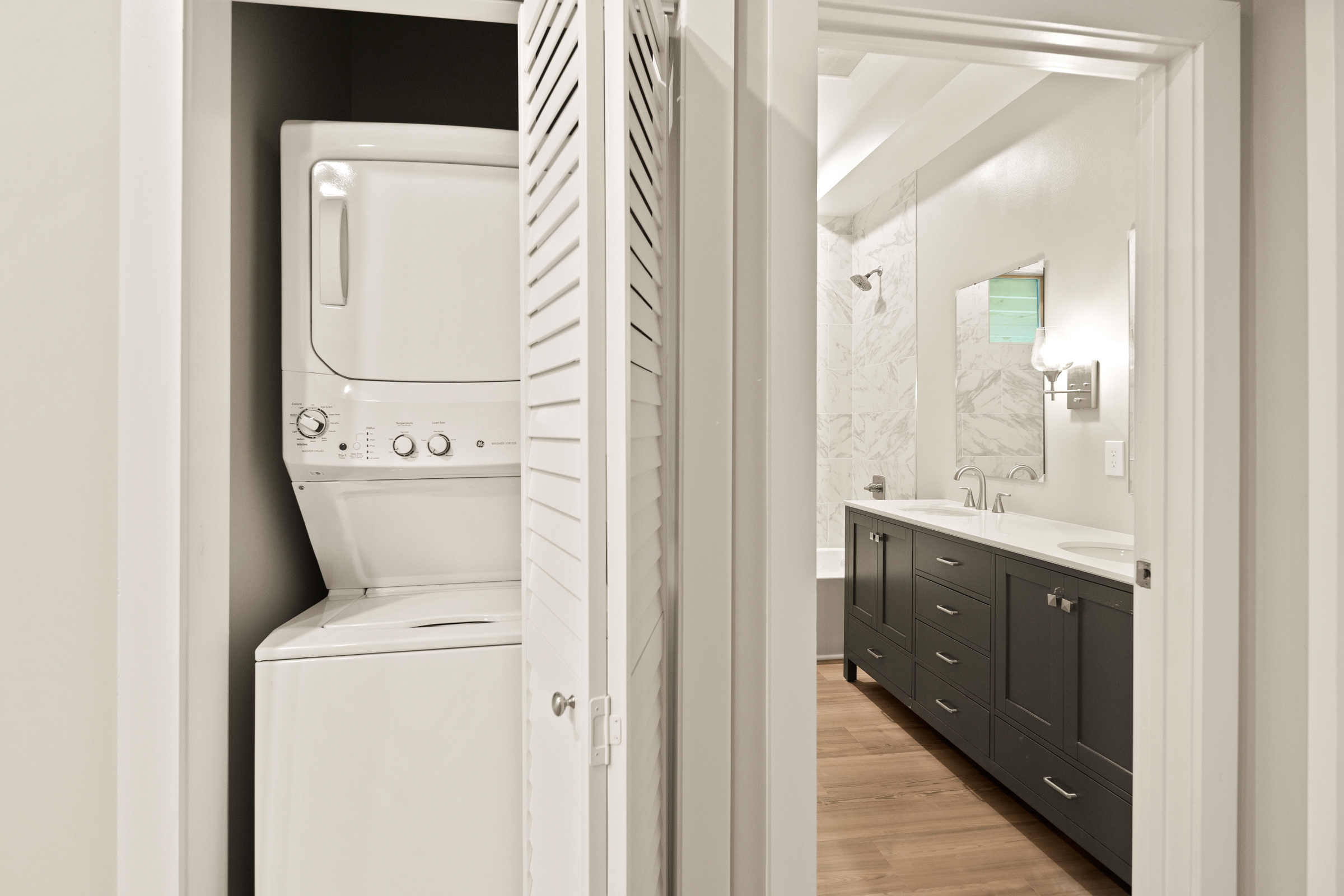 Unit 104 - Washer and dryer