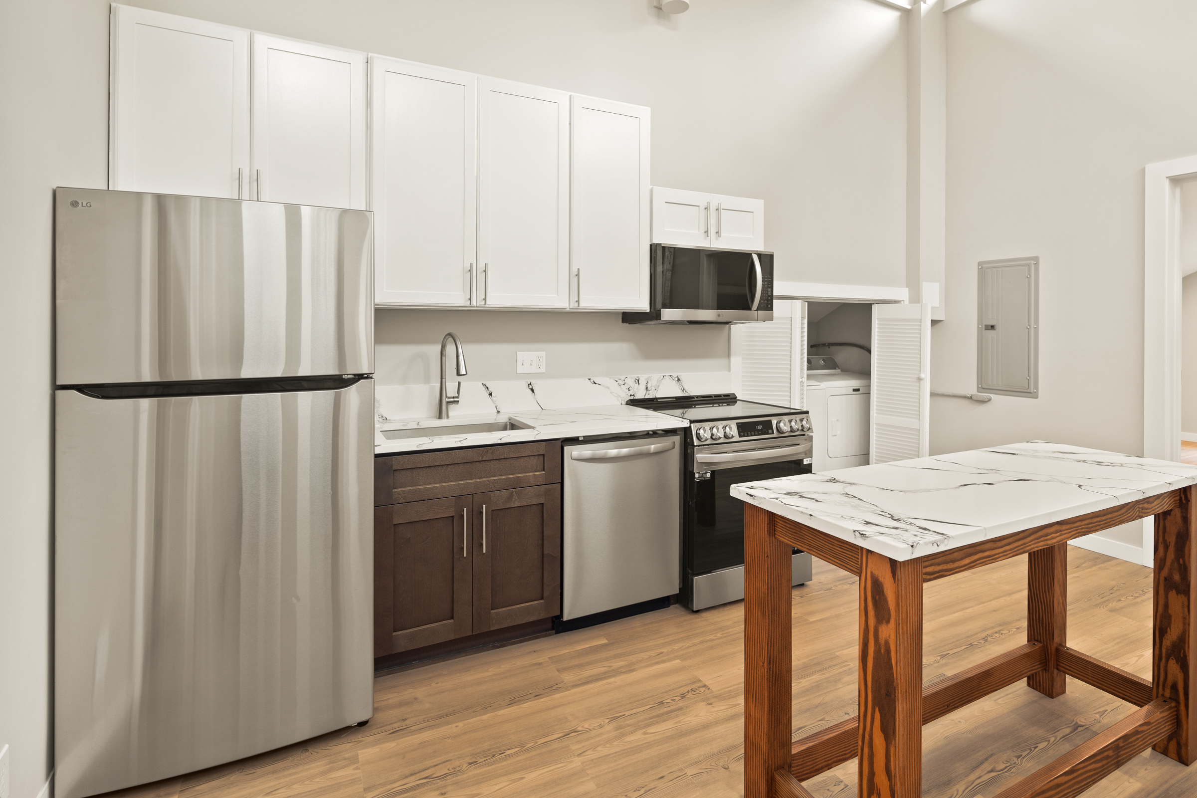 Unit 201 - Kitchen with island